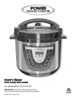 Power Pressure Cooker XL PPC770 Owner'S Manual preview