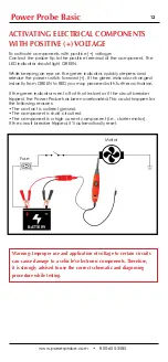 Preview for 12 page of Power Probe BASIC Instruction Manual