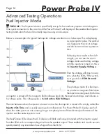 Preview for 18 page of Power Probe IV User Manual