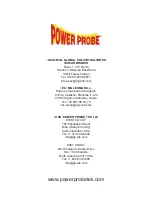 Preview for 20 page of Power Probe PPPS50W User Manual