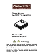 Power Saver BC-012-20A Service Manual preview