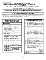 Preview for 1 page of Power Sentry PS 300 MVOLT Installation Instructions Manual