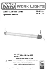 POWER SMITH PTLH57-60 Operator'S Manual preview