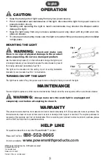 Предварительный просмотр 3 страницы POWER SMITH PTLH57-60 Operator'S Manual