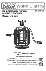 Preview for 9 page of POWER SMITH PTLK516-130 Operator'S Manual