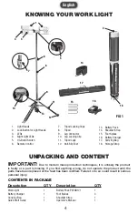 Preview for 4 page of POWER SMITH PVLR8000A Operator'S Manual