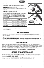 Preview for 14 page of POWER SMITH PVLR8000A Operator'S Manual