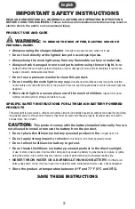 Preview for 2 page of POWER SMITH PWLR1120F Operator'S Manual