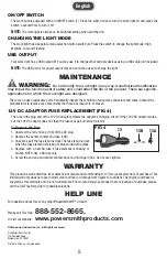 Preview for 5 page of POWER SMITH PWLR1120F Operator'S Manual