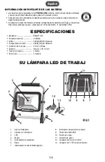 Preview for 14 page of POWER SMITH PWLR1120F Operator'S Manual