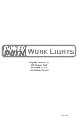 Предварительный просмотр 8 страницы POWER SMITH PWLS040H Operator'S Manual