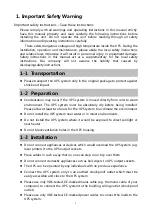 Preview for 3 page of Power-Sonic Powerpure RT 1 User Manual