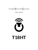 Preview for 1 page of Power Sound Audio T18HT User Manual