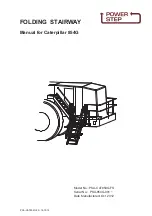 Preview for 1 page of Power Step Caterpillar 854G Manual