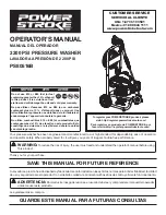 Power Stroke PS80516B Operator'S Manual preview