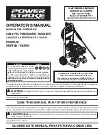 Power Stroke PS80519 series Operator'S Manual preview