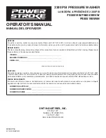 Preview for 40 page of Power Stroke PS80519B Operator'S Manual