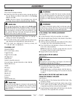 Preview for 11 page of Power Stroke PS80544D Operator'S Manual