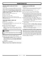 Preview for 17 page of Power Stroke PS901200 Series Operator'S Manual