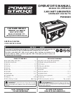 Power Stroke PS902500 Series Operator'S Manual preview