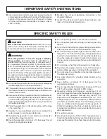 Предварительный просмотр 6 страницы Power Stroke PS902500 Series Operator'S Manual