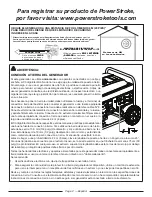 Предварительный просмотр 27 страницы Power Stroke PS903250 Operator'S Manual