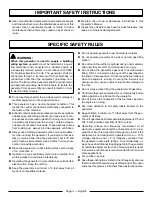 Предварительный просмотр 8 страницы Power Stroke PS903500A Operator'S Manual