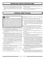 Preview for 8 page of Power Stroke PS905000B Operator'S Manual