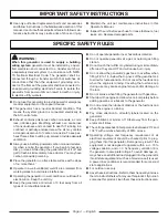 Предварительный просмотр 8 страницы Power Stroke PS905055S Series Operator'S Manual