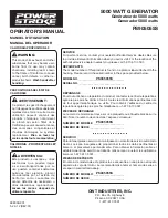 Предварительный просмотр 60 страницы Power Stroke PS905055S Series Operator'S Manual