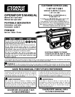 Power Stroke PS906800 Series Operator'S Manual preview
