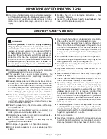 Preview for 8 page of Power Stroke PS907000 Operating Instructions Manual