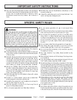 Preview for 8 page of Power Stroke PS907000P Series Operator'S Manual