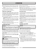 Preview for 18 page of Power Stroke PS907000P Series Operator'S Manual