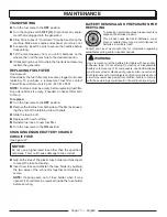 Preview for 21 page of Power Stroke PS907000P Series Operator'S Manual