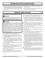 Preview for 8 page of Power Stroke PS907000S Operator'S Manual