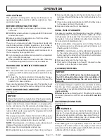 Preview for 17 page of Power Stroke PS9C3501A Operator'S Manual