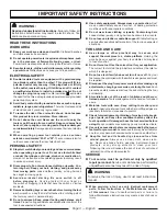 Preview for 3 page of Power Stroke PSL1HG01 Operator'S Manual