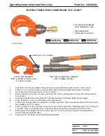 Preview for 5 page of Power Team 12-HTR series Operating Instructions And Parts List Manual