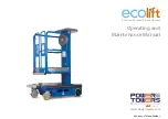 Preview for 1 page of Power Towers EcoLift Operating And Maintenance Manual