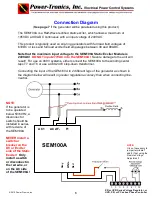 Предварительный просмотр 6 страницы Power-Tronics SEM100A Manual