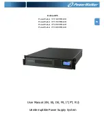 Power Walker VFI 1000RM User Manual preview