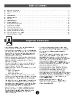 Preview for 2 page of Power Wheels 73210 Owner'S Manual With Assembly Instructions