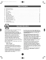 Preview for 2 page of Power Wheels 74340 Owner'S Manual And Assembly Instruction