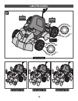 Предварительный просмотр 14 страницы Power Wheels 76790 Owner'S Manual With Assembly Instructions