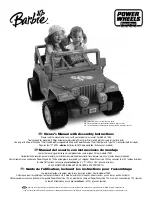 Power Wheels Barbie L7982 Owner'S Manual With Assembly Instructions preview