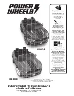 Power Wheels CDD08 Owner'S Manual preview