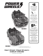 Preview for 1 page of Power Wheels CDD08 Owner'S Manual