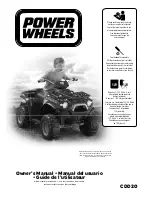 Preview for 1 page of Power Wheels CDD20 Owner'S Manual