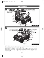 Preview for 22 page of Power Wheels CHEVROLET SAWBLADE MONSTER TRUCK Owner'S Manual With Assembly Instructions